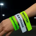 Reflective Slap PVC Wristband