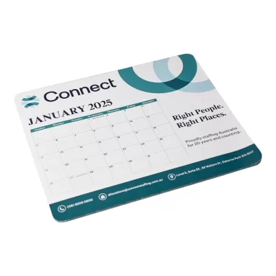 Calendar 230 x 190mm 1mm Natural Rubber Mouse Mat