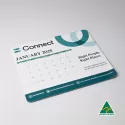 Calendar 230 x 190mm 1mm Natural Rubber Mouse Mat