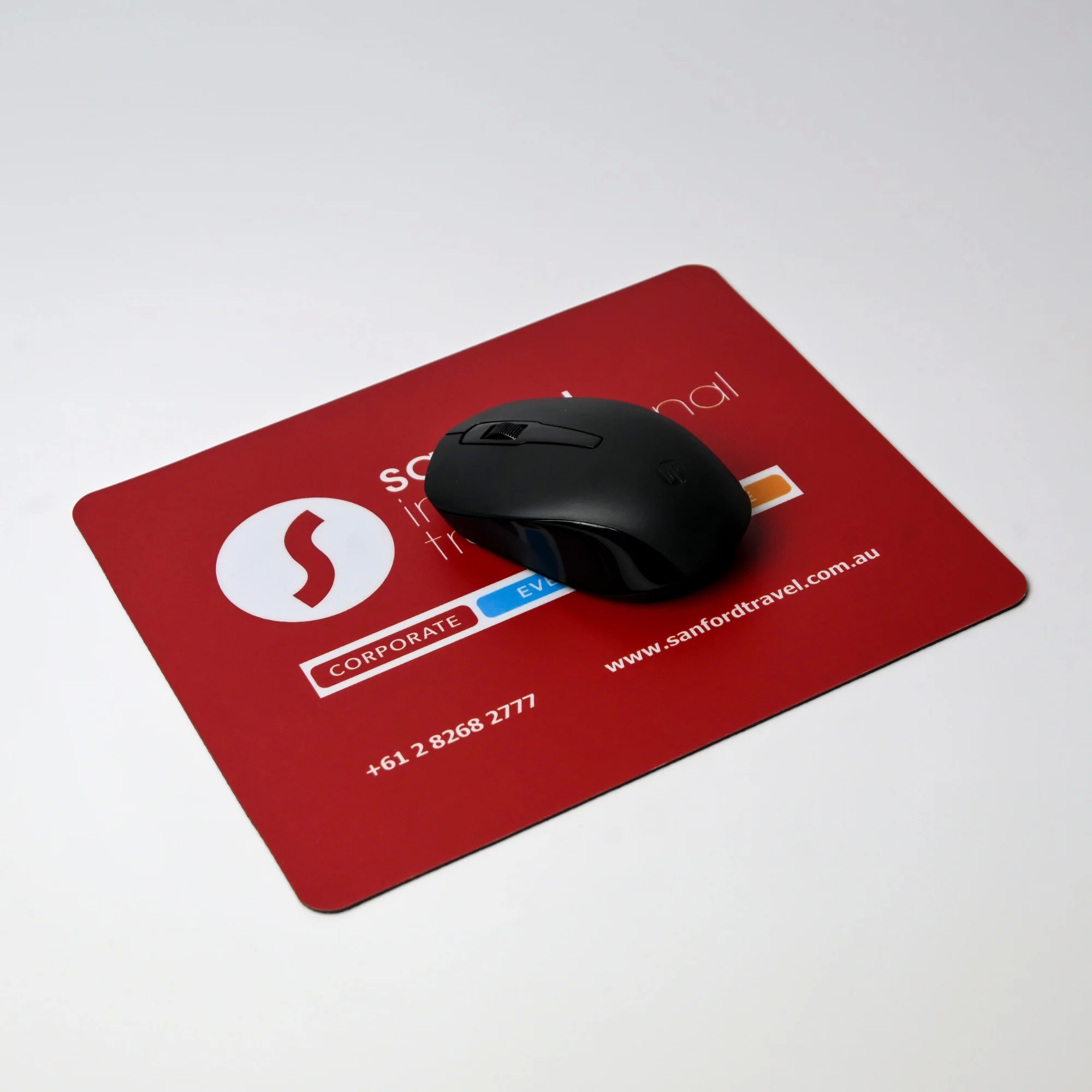Optical Friendly 230 x 190mm 1mm Natural Rubber Mouse Mat