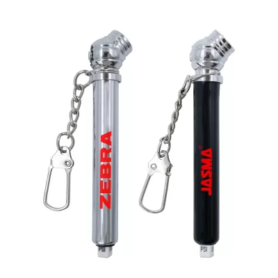 Aluminium Tyre Gauge Keychain