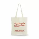 140gsm Calico Tote Bag