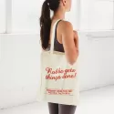 140gsm Calico Tote Bag