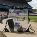 Large Stadium PVC Drawstring Bag