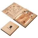 Acacia Cheeseboard and Knife Set