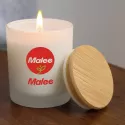 Relax Small Bamboo Lid Glass Candle