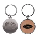 Axil Round Wood Keychain