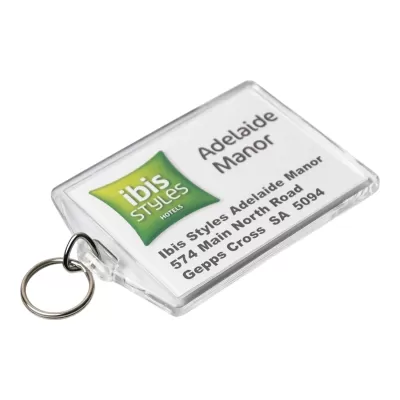 Hotel Acrylic Keychain