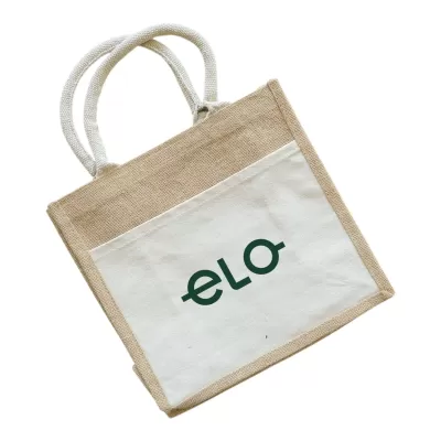 Jim Jam Jute Tote Bag