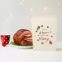 Christmas Ham Cotton Bag