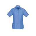 Chambray Womens Short Sleeve Shirt