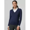 V-Neck Womens Knit Pullover