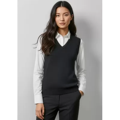 V-Neck Womens Knit Vest