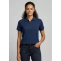 Micro Womens Waffle Short Sleeve Polo
