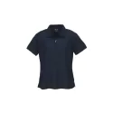 Micro Womens Waffle Short Sleeve Polo