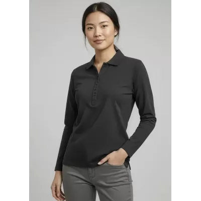 Crew Womens Long Sleeve Polo
