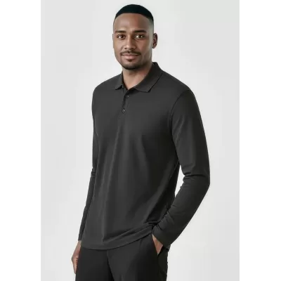 Crew Mens Long Sleeve Polo