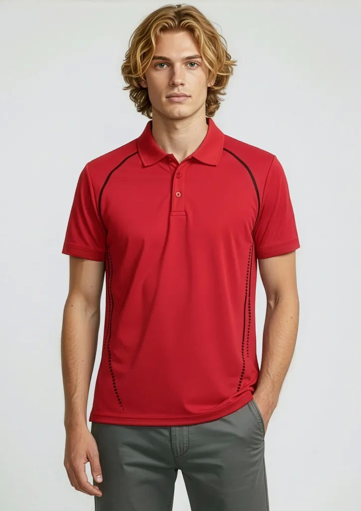 Cyber Mens Short Sleeve Polo