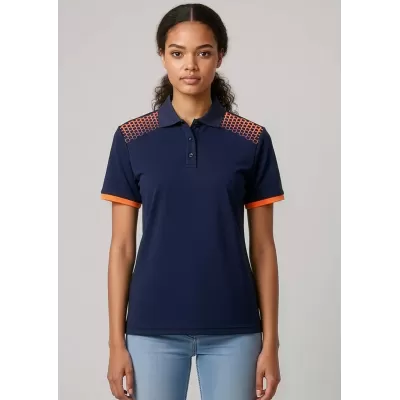 Galaxy Womens Short Sleeve Polo
