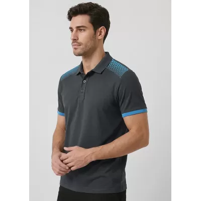 Galaxy Mens Short Sleeve Polo