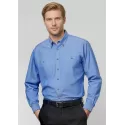 Chambray Mens Long Sleeve Shirt