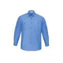 Chambray Mens Long Sleeve Shirt
