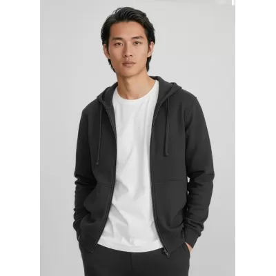 Crew Mens Zip Hoodie