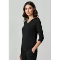Lana Womens 3/4 Sleeve Top