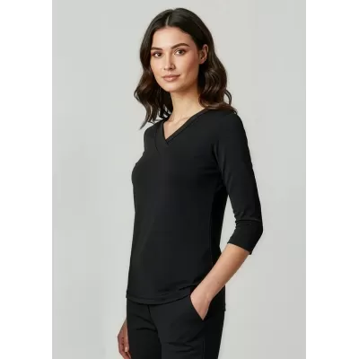 Lana Womens 3/4 Sleeve Top