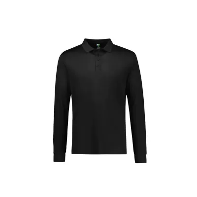 Action Mens Long Sleeve Polo