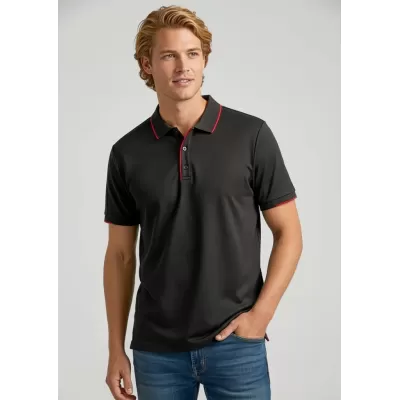 Focus Mens Short Sleeve Polo