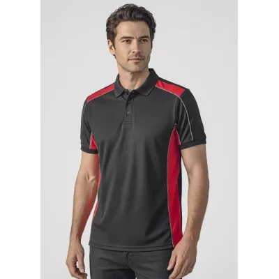 Grid Unisex Short Sleeve Polo