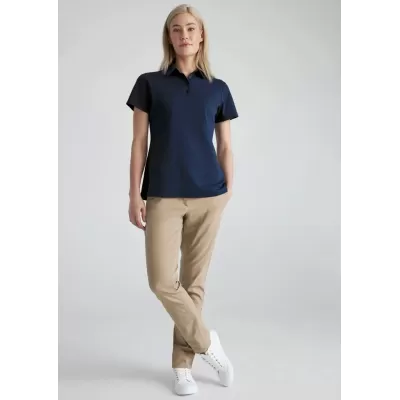 Lotus Womens Short Sleeve Polo