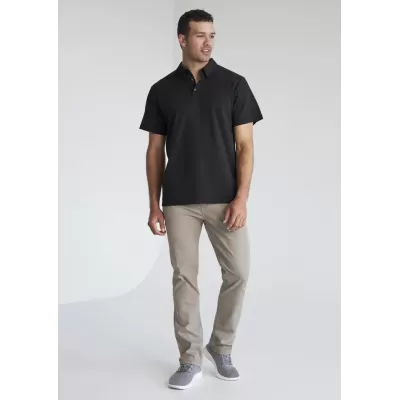 Lotus Mens Short Sleeve Polo