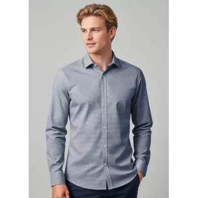 Bristol Mens Tailored Long Sleeve Shirt