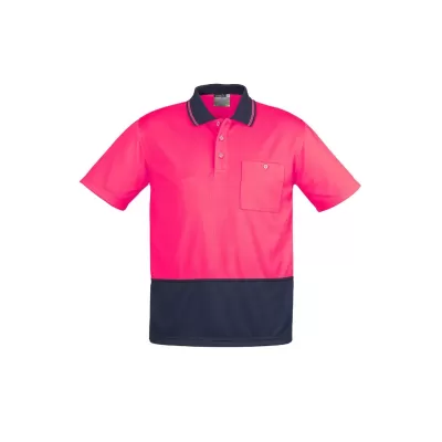 Unisex Hi Vis Basic Short Sleeve Polo