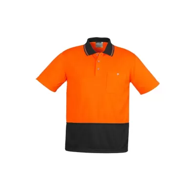 Unisex Hi Vis Basic Short Sleeve Polo