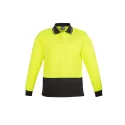 Unisex Hi Vis Basic Long Sleeve Polo