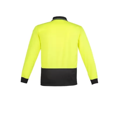 Unisex Hi Vis Basic Long Sleeve Polo