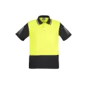 Mens Hi Vis Zone Short Sleeve Polo