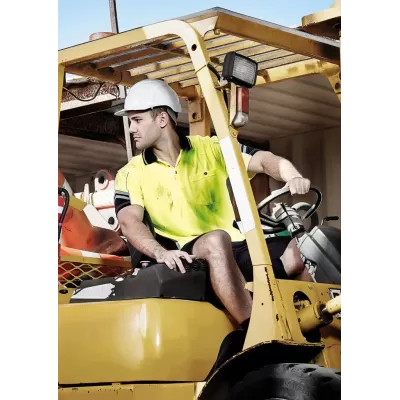 Mens Hi Vis Squad Short Sleeve Polo