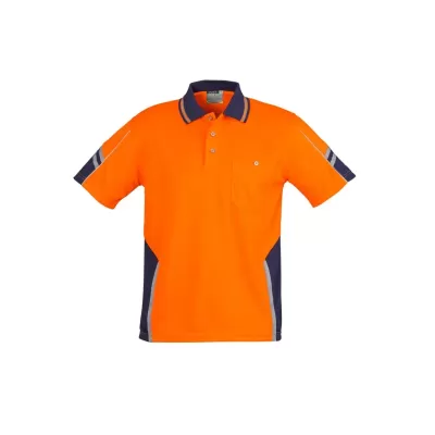 Mens Hi Vis Squad Short Sleeve Polo