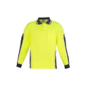 Mens Hi Vis Squad Long Sleeve Polo