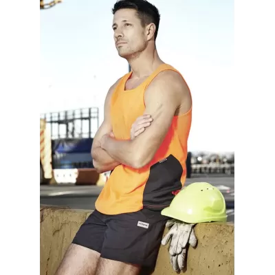 Mens Hi Vis Squad Singlet