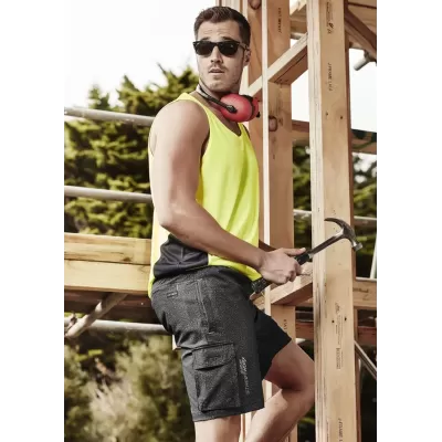 Mens Hi Vis Squad Singlet