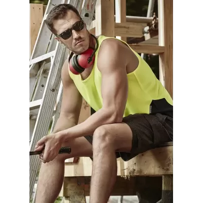 Mens Hi Vis Squad Singlet