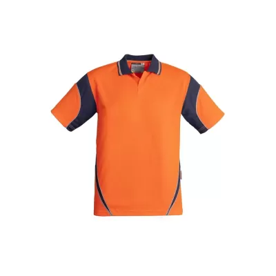 Mens Hi Vis Aztec Short Sleeve Polo