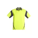 Mens Hi Vis Aztec Short Sleeve Polo