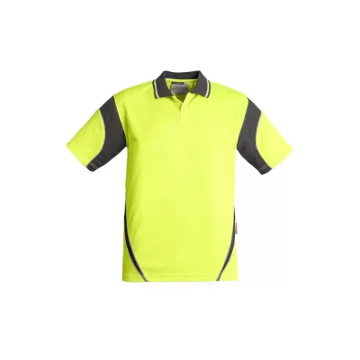 Mens Hi Vis Aztec Short Sleeve Polo