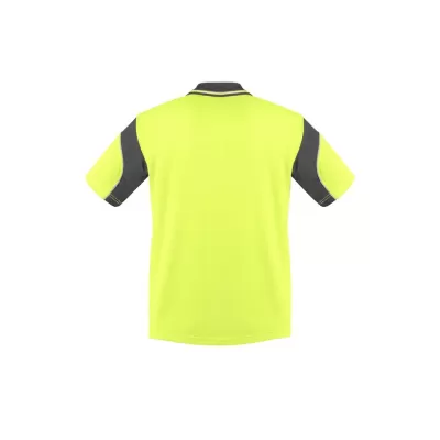 Mens Hi Vis Aztec Short Sleeve Polo